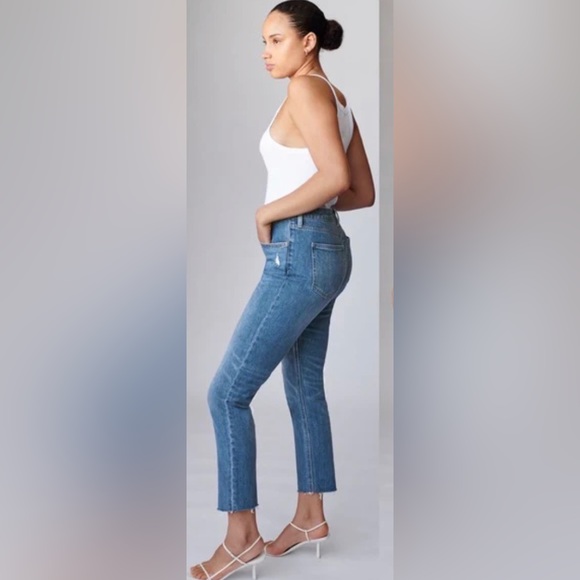 Denim Forum Yoko High Rise Slim Jeans - Picture 1 of 5